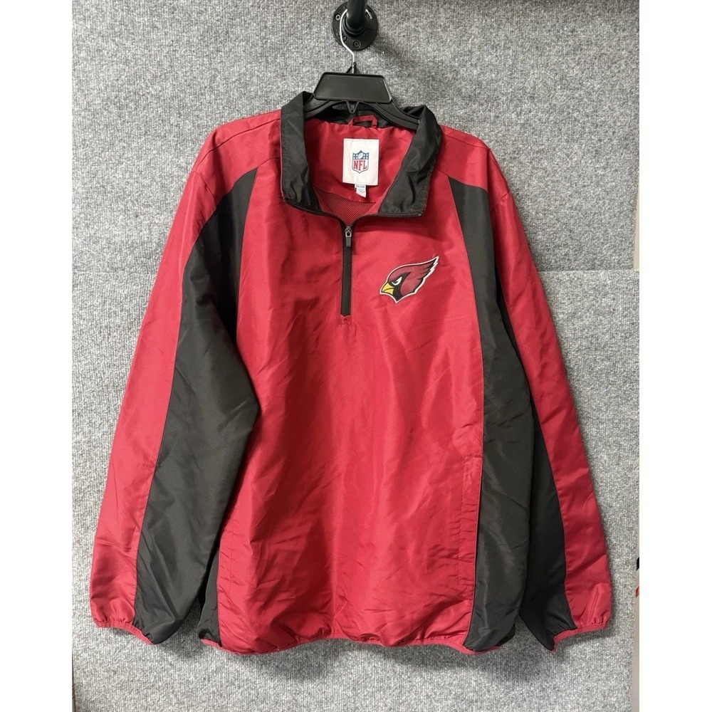 Arizona Cardinals Men's Windbreaker 1/4 Zip Size XXL‎ Polyester NFL Football R44